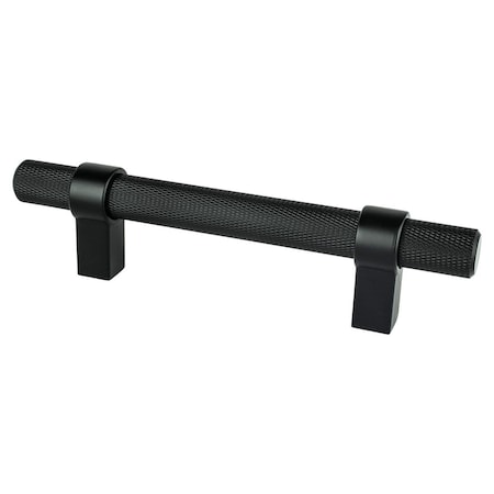 Berenson Hardware 96 mm Center to Center Radial Reign Cabinet Pull, Matte Black 5037-4055-P